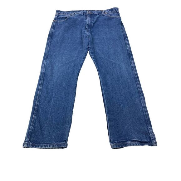 Wrangler Jeans Mens 40x30 13mwzpw 100% Cotton Cowboy Denim - Picture 2 of 7